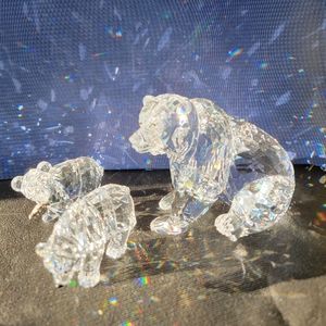 Swarovski Figurines Grizzly Bear Full Set